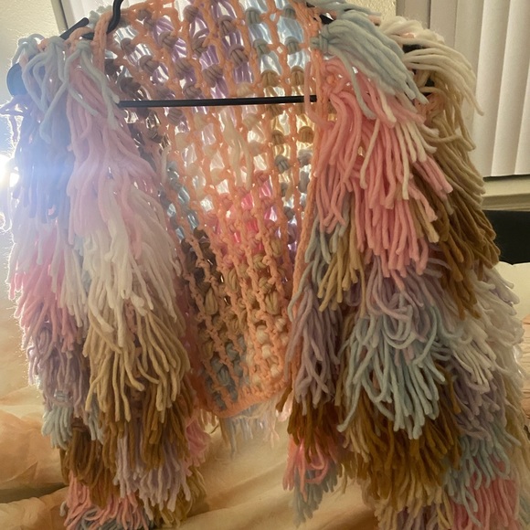 Multicolor Fringe Jacket - Picture 2 of 4